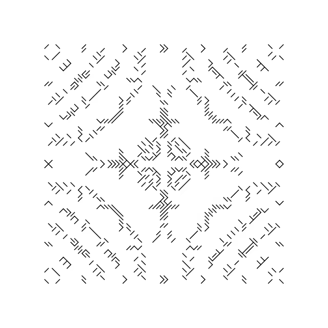 Autoglyph #303