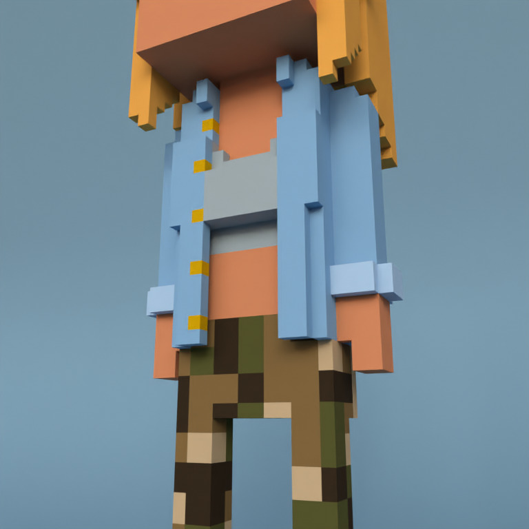 Meebit #135 — Outfit