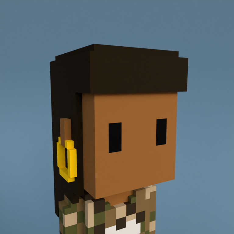 Meebit #1045 — Portrait