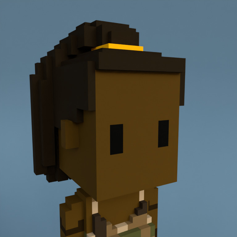 Meebit #1238 — Portrait