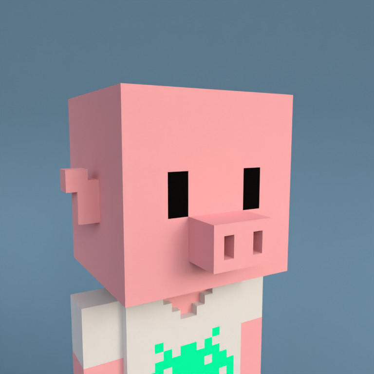 Meebit #1384 — Portrait