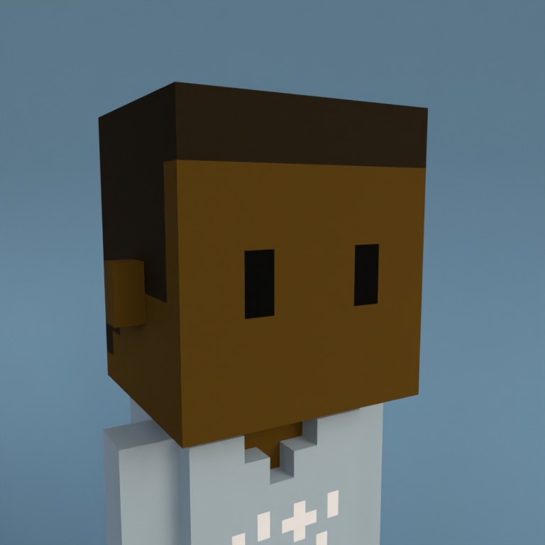 Meebit #1408 — Portrait