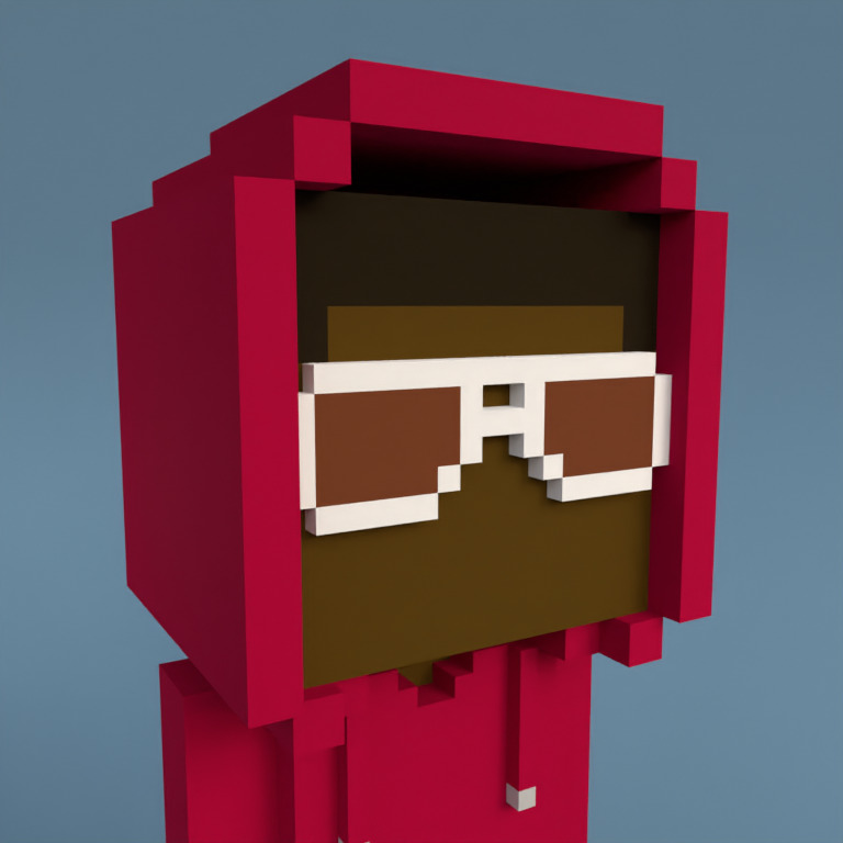 Meebit #1414 — Portrait