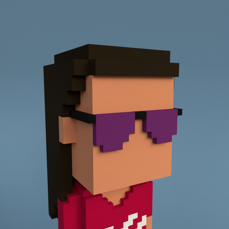 Meebit #1443 — Portrait