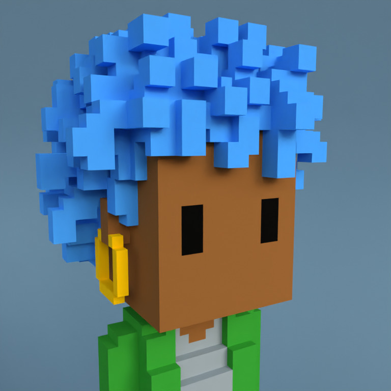 Meebit #1492 — Portrait