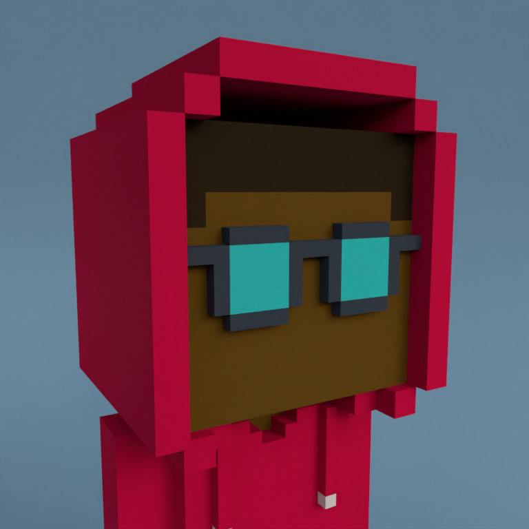 Meebit #1518 — Portrait