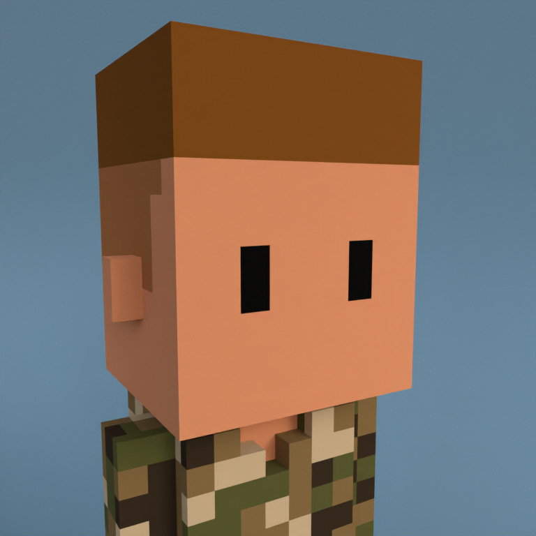 Meebit #1523 — Portrait