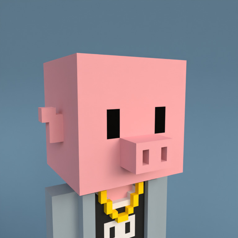 Meebit #1587 — Portrait