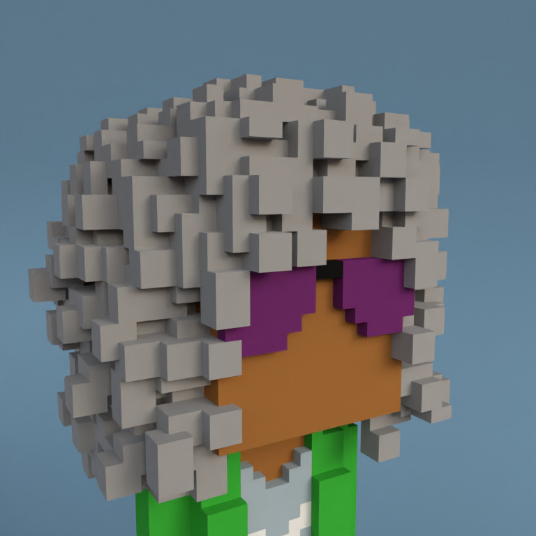 Meebit #1665 — Portrait