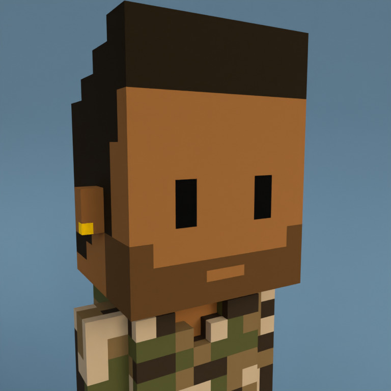Meebit #1694 — Portrait