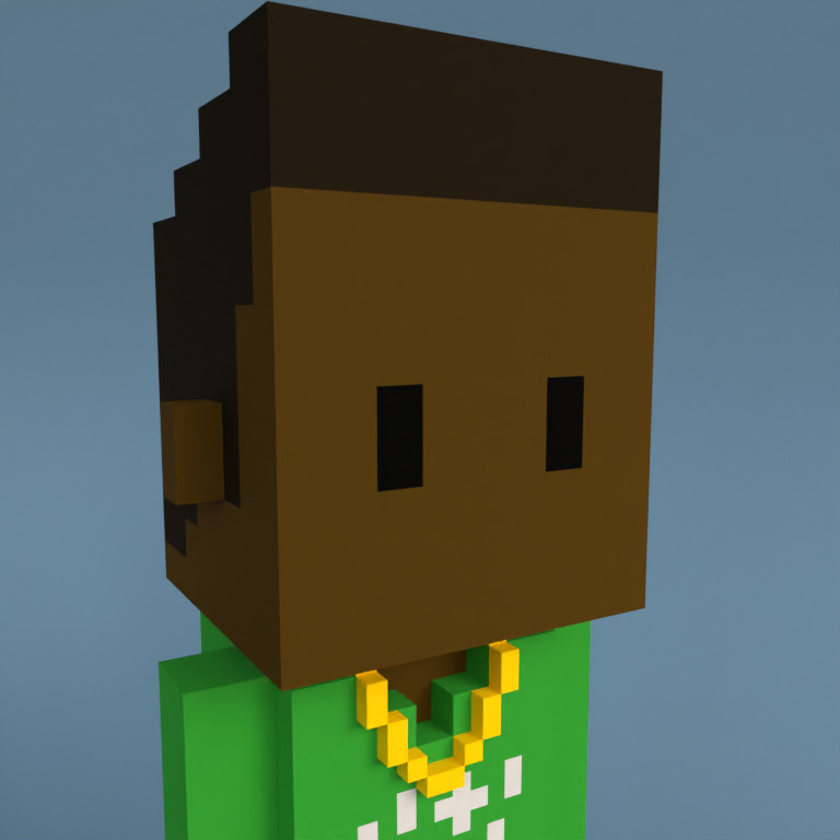 Meebit #1696 — Portrait