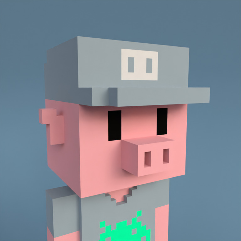 Meebit #1821 — Portrait