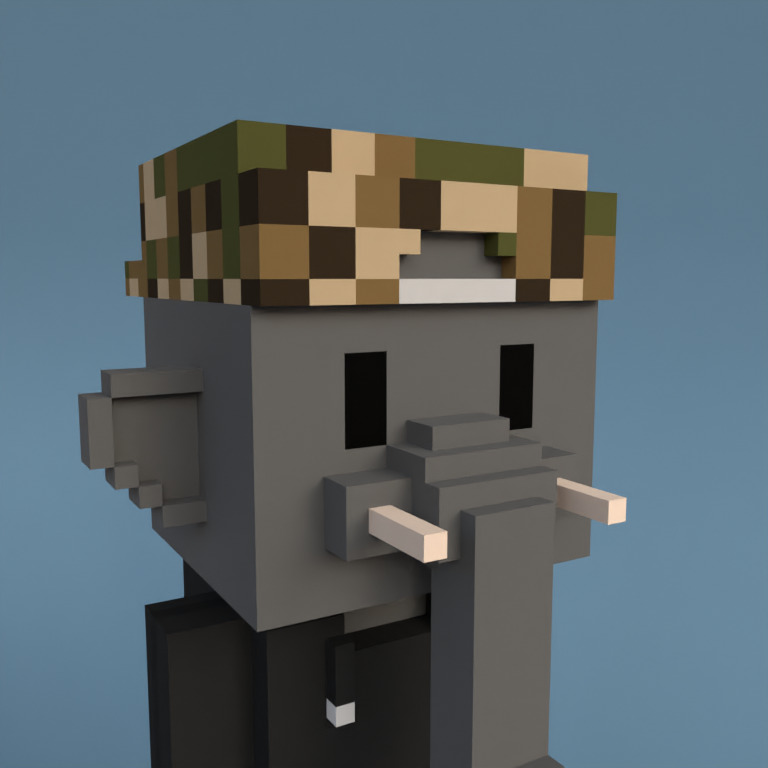 Meebit #1842 — Portrait