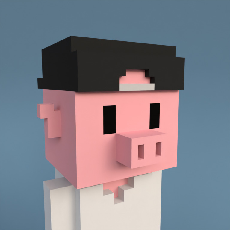 Meebit #2493 — Portrait