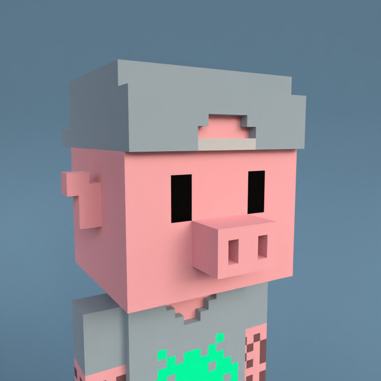 Meebit #2923 — Portrait