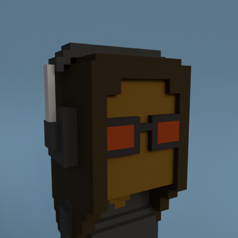 Meebit #3018 — Portrait