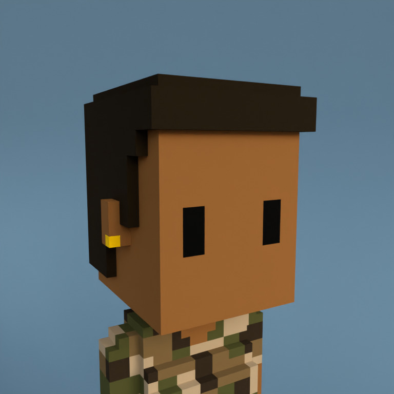 Meebit #3058 — Portrait