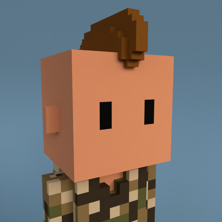 Meebit #3121 — Portrait