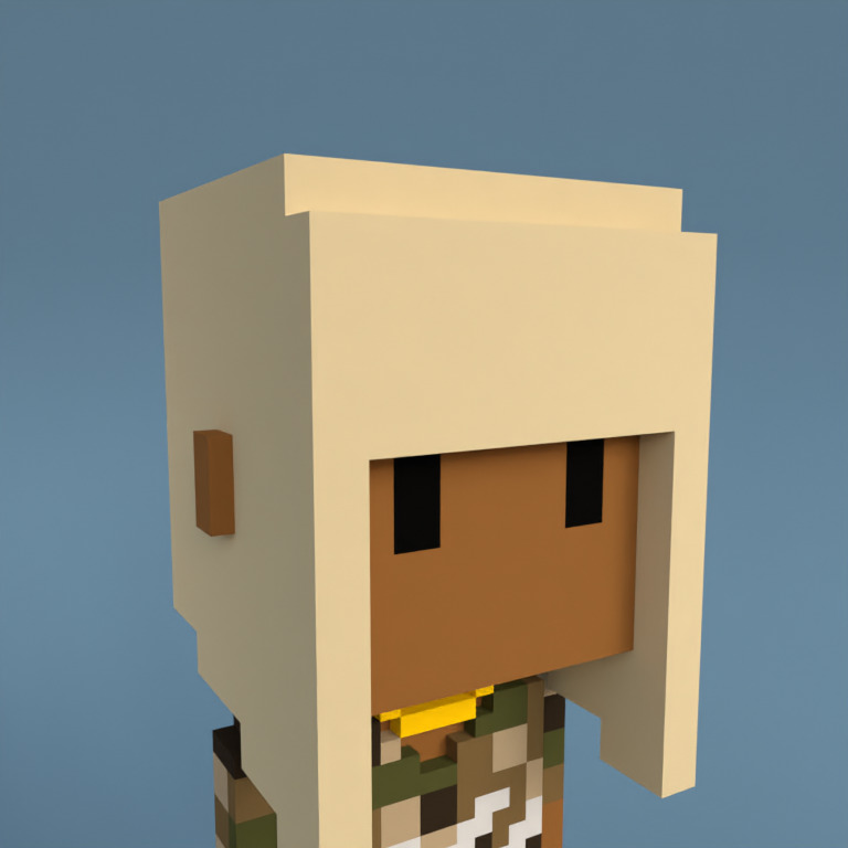 Meebit #3136 — Portrait
