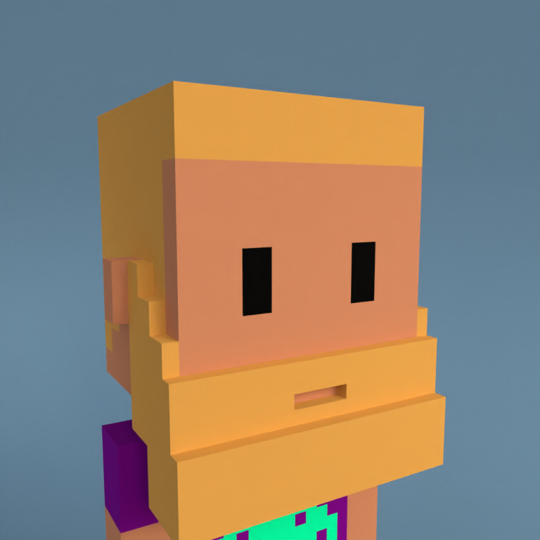 Meebit #3206 — Portrait