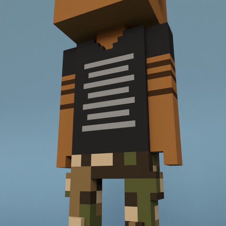Meebit #3222 — Outfit
