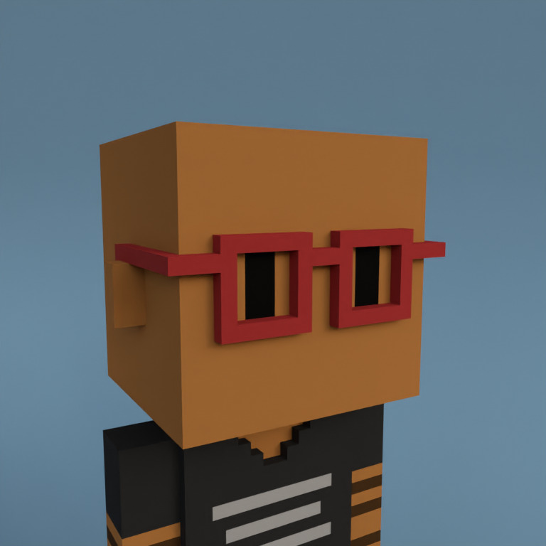 Meebit #3222 — Portrait