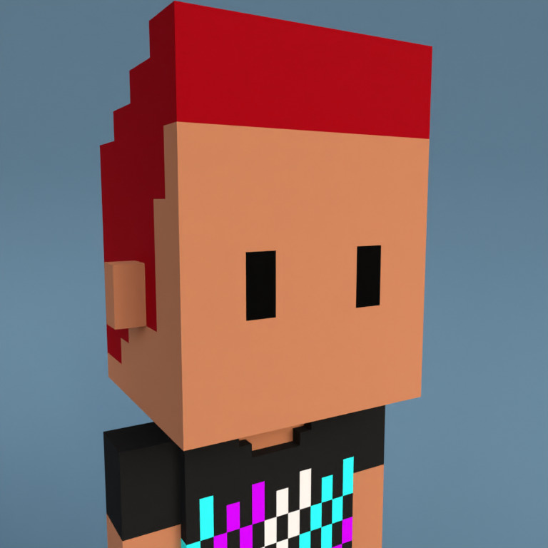 Meebit #3245 — Portrait