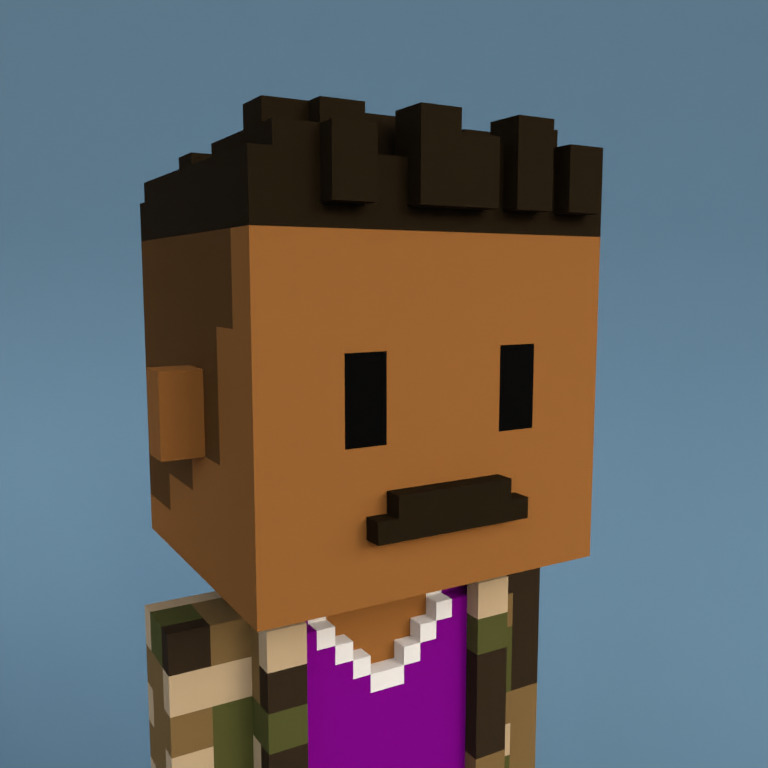 Meebit #3252 — Portrait