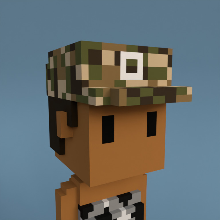 Meebit #3262 — Portrait