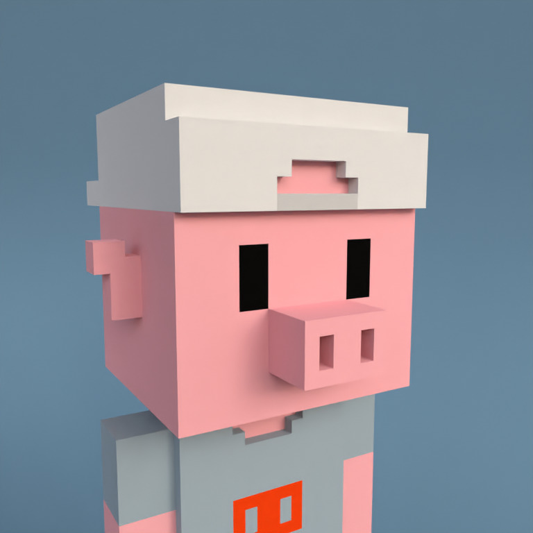 Meebit #3268 — Portrait