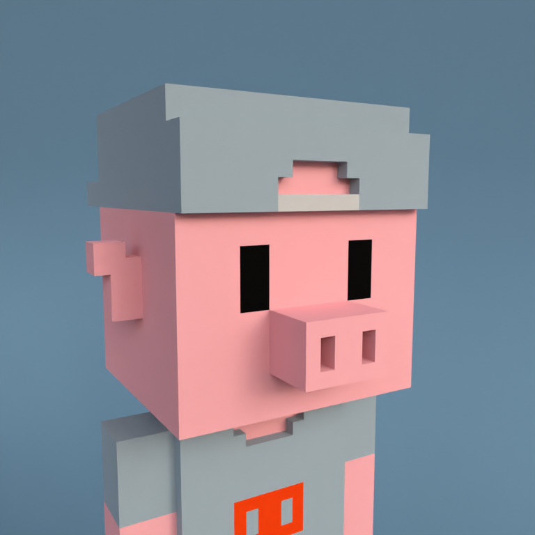 Meebit #3293 — Portrait