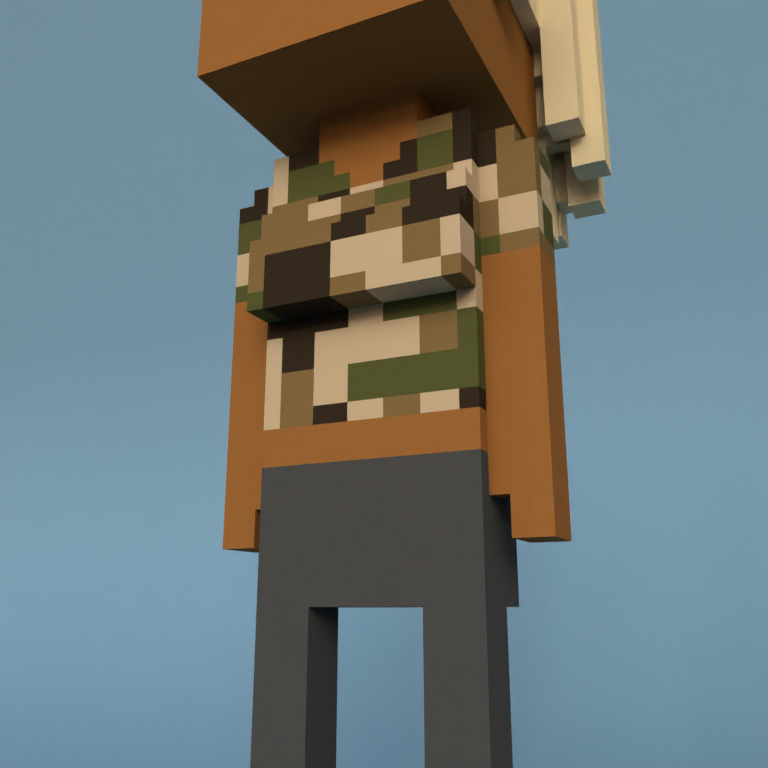 Meebit #3296 — Outfit