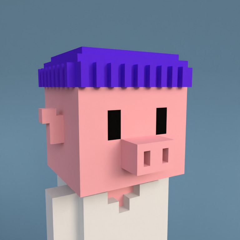 Meebit #3318 — Portrait