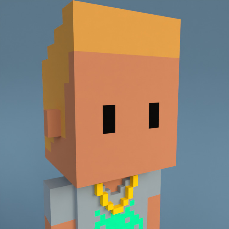Meebit #3323 — Portrait