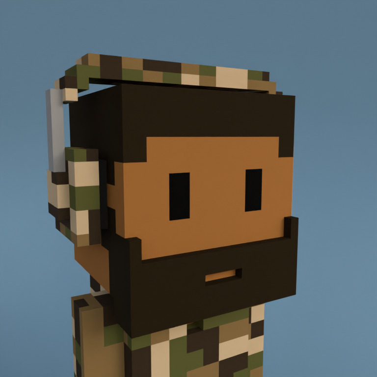 Meebit #3392 — Portrait