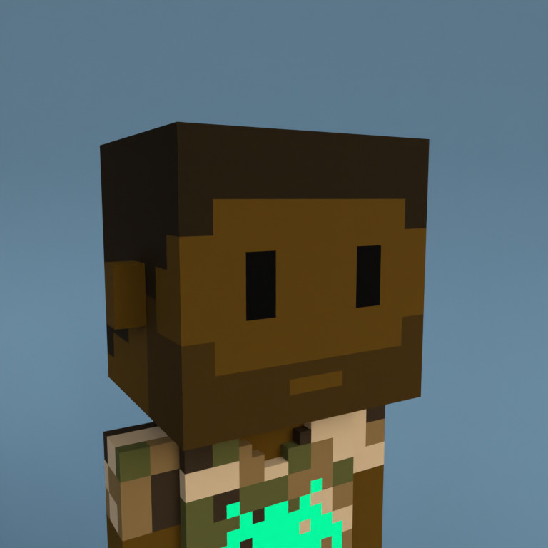 Meebit #3411 — Portrait