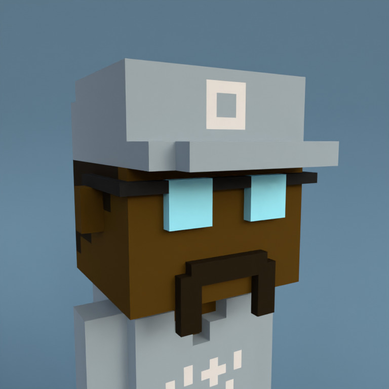 Meebit #3491 — Portrait
