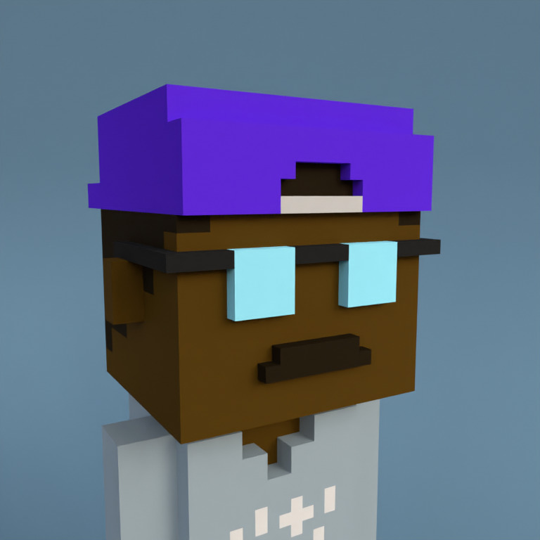 Meebit #3493 — Portrait
