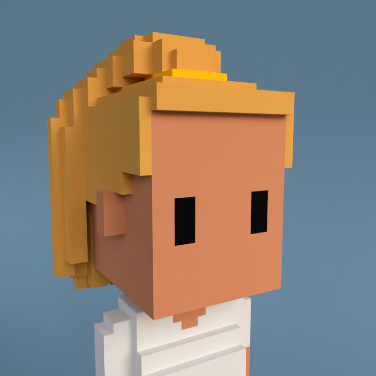 Meebit #3524 — Portrait
