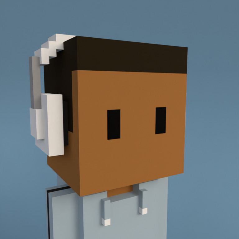 Meebit #3525 — Portrait