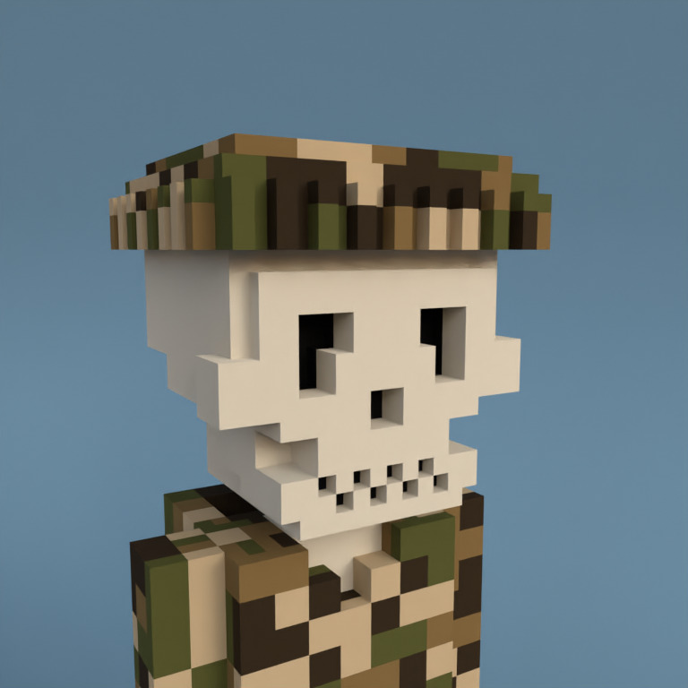 Meebit #3595 — Portrait