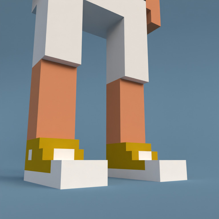 Meebit #3610 — Shoes