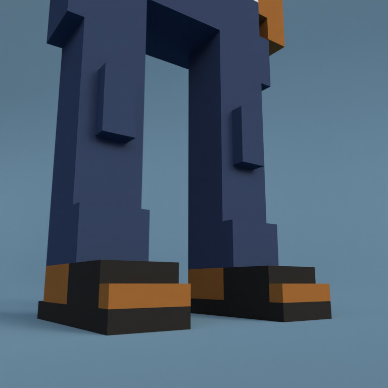 Meebit #3618 — Shoes