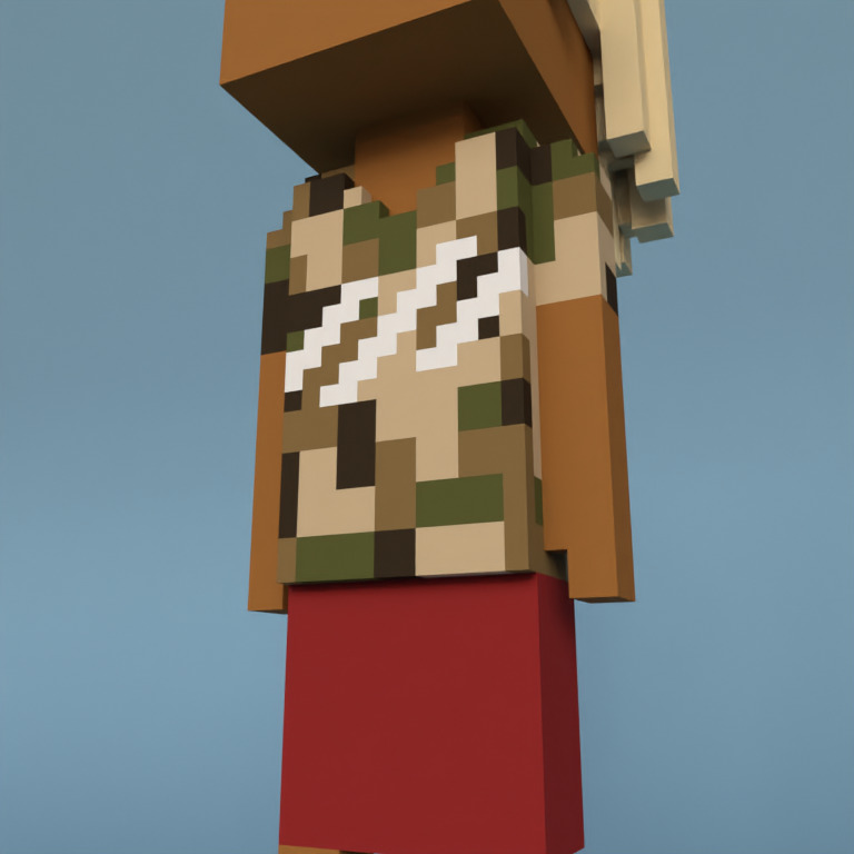 Meebit #3621 — Outfit