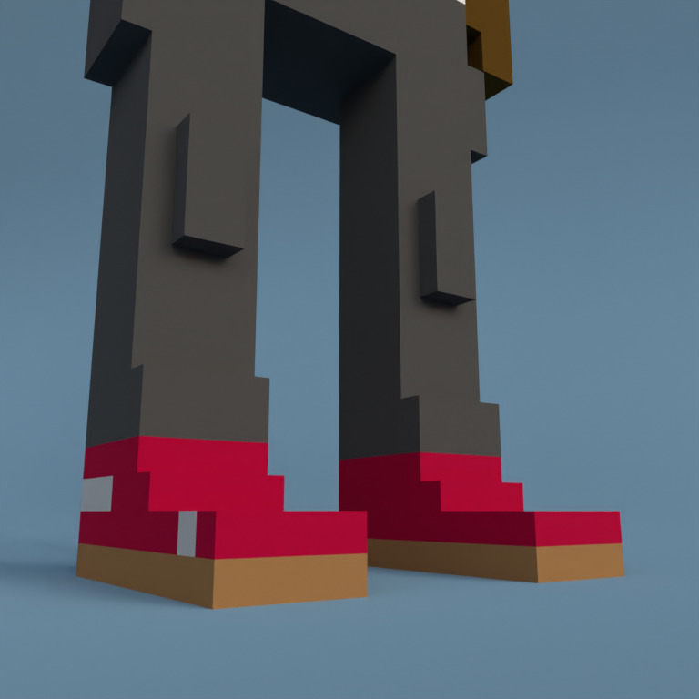 Meebit #3678 — Shoes