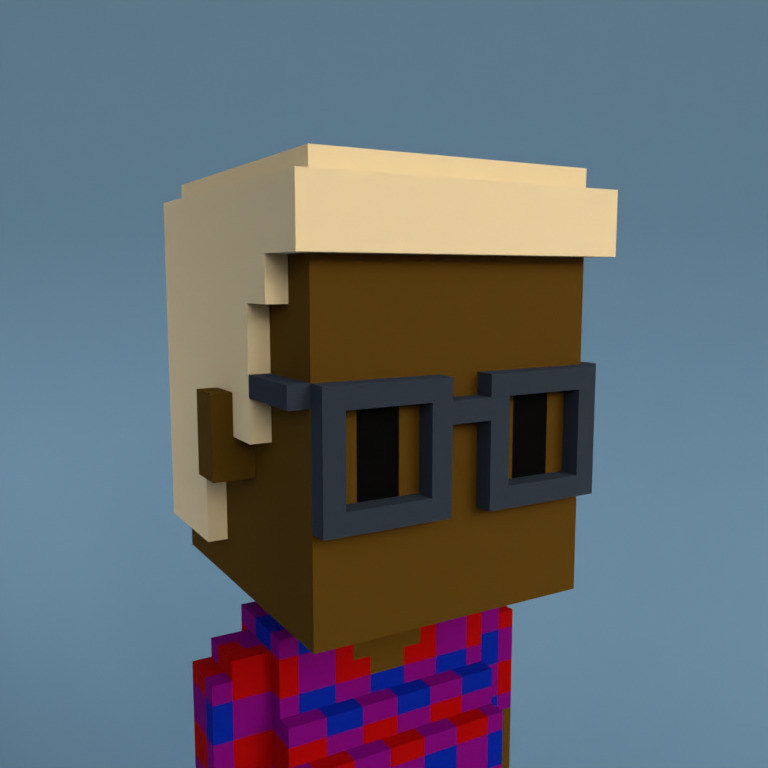 Meebit #3718 — Portrait