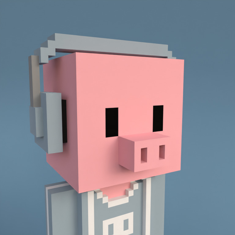 Meebit #3721 — Portrait