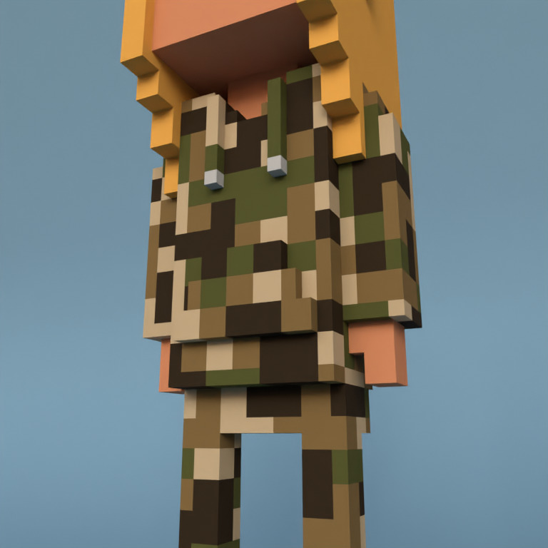 Meebit #3732 — Outfit