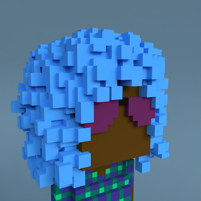 Meebit #3734 — Portrait