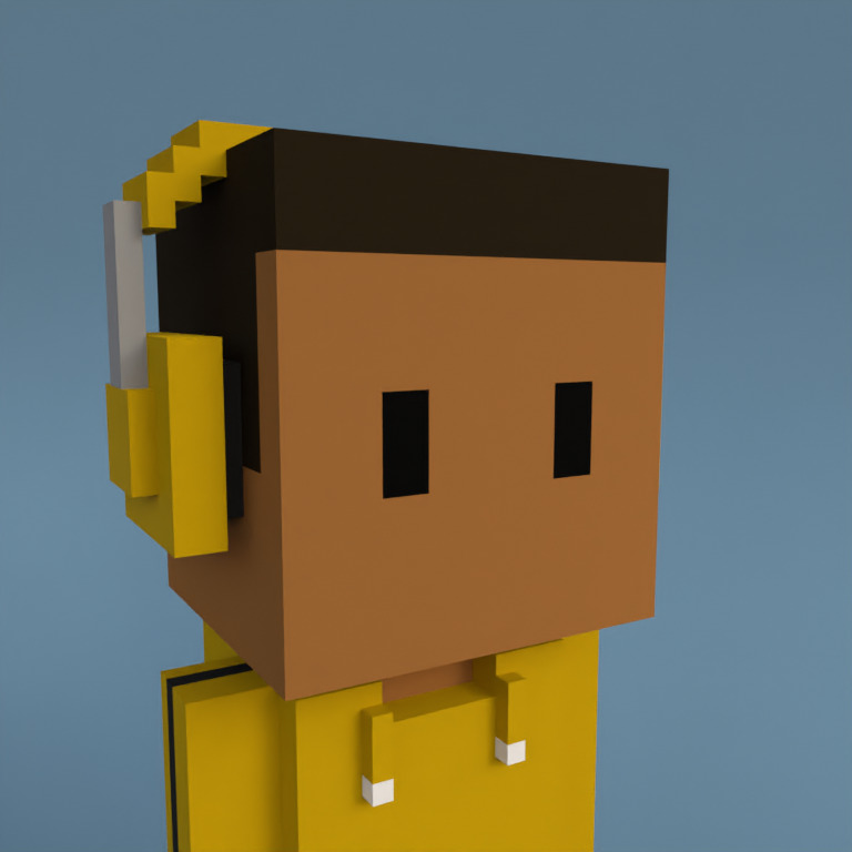 Meebit #3786 — Portrait